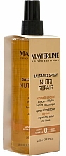 Düfte, Parfümerie und Kosmetik Haarspülung in Sprühform mit Argan und Honig - Masterline Professional Nutri Repair Conditioner Spray