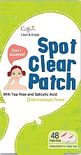 Düfte, Parfümerie und Kosmetik Mini-Gesichtspatches für problematische Haut mit Teebaum und Salicylsäure - Cettua Spot Clear Patch