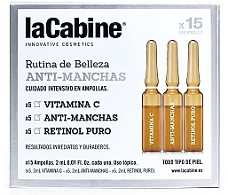 Düfte, Parfümerie und Kosmetik Gesichtsampullen - La Cabine Anti-Manchas Beauty Routine Ampoules 