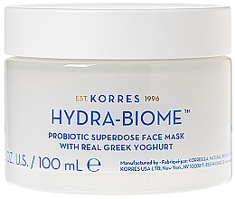 Düfte, Parfümerie und Kosmetik Gesichtsmaske mit griechischem Joghurt - Korres Greek Yoghurt Hydra-Biome Probiotic Superdose Face Mask