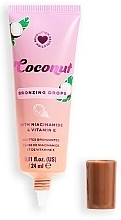 Bronzer - I Heart Revolution Coconut Bronze Tinted Glow Drops — Bild N2