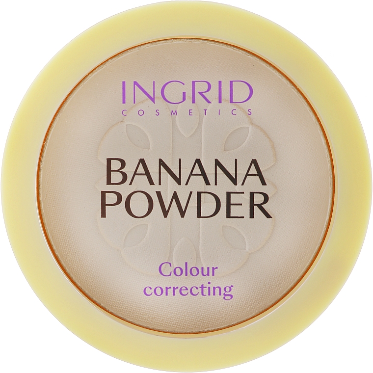 Bananenpulver gegen Rötungen und dunkle Augenringe - Ingrid Cosmetics Banana Powder Color Correcting