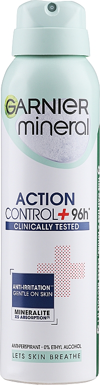 Deospray Antitranspirant - Garnier Mineral Action Control Clinical Deo — Foto N1