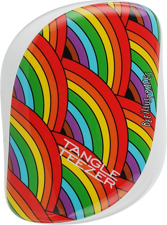 Kompakte Haarbürste - Tangle Teezer Compact Styler Rainbow Galore — Bild N2
