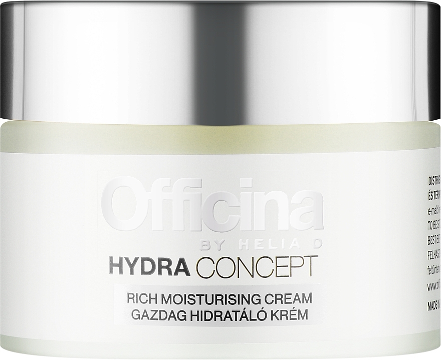 Intensiv feuchtigkeitsspendende Gesichtscreme - Helia-D Officina Hydra Concept Rich Moisturising Cream — Bild N2