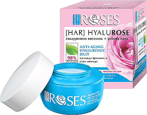 Hyaluron-Anti-Falten-Gel-Creme - Nature of Agiva HAR Hyalurose Hyaluronic Anti-Wrinkle Gel Cream — Bild N1