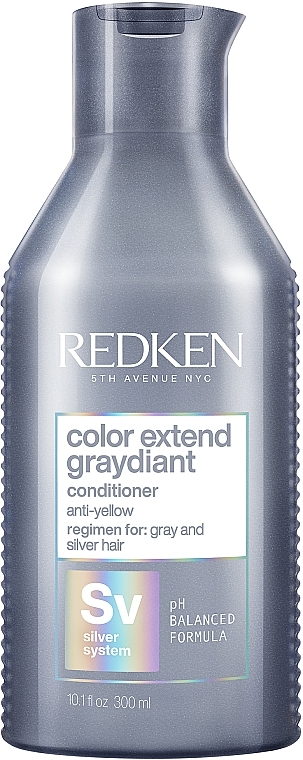 Farbanlagernder Conditioner für silbernes und graues Haar - Redken Color Extend Graydiant Conditioner — Bild N1