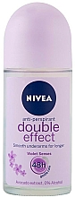 Deo Roll-on Antitranspirant - NIVEA Double Effect Deodorant Roll-On — Bild N1