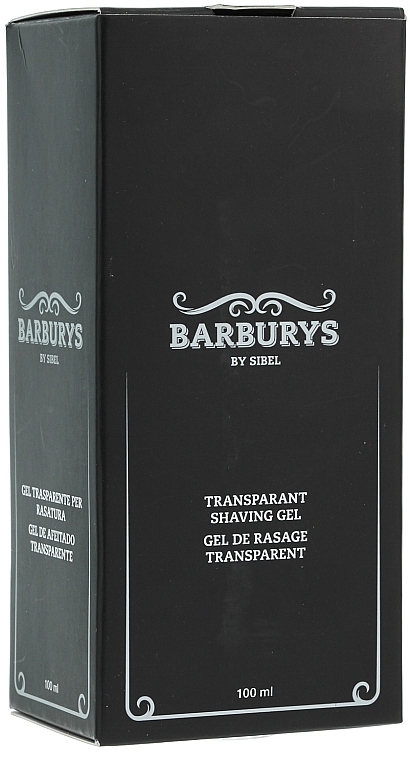 Klares Rasiergel - Barburys Transparant Shaving Gel — Bild N1