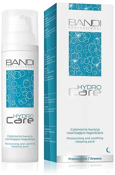 Feuchtigkeitsspendende und beruhigende Nachtcreme - Bandi Professional Hydro Care Moisturizing And Soothing Sleeping Pack — Bild N1