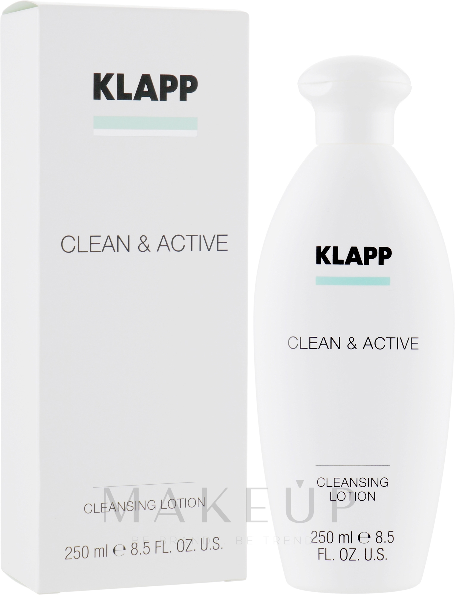 Sanfte Gesichtsreinigungslotion für normale und trockene Haut - Klapp Clean & Active Cleansing Lotion — Bild 250 ml