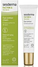 Düfte, Parfümerie und Kosmetik Anti-Aging Creme für die Augenpartie - SesDerma Laboratories Factor G Renew Eye Contour