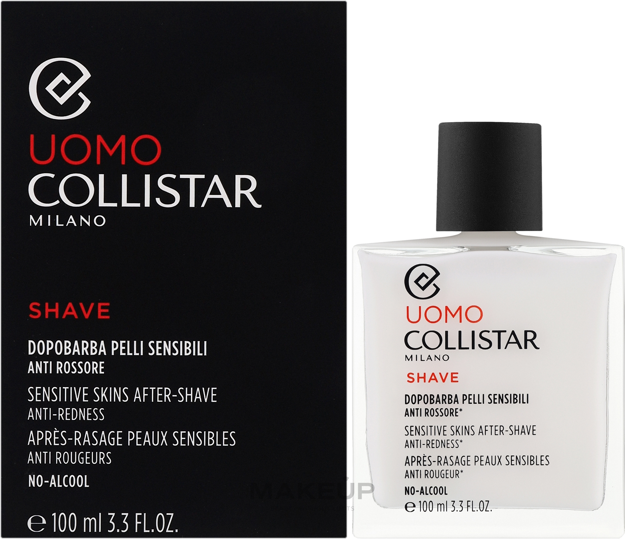 After-Shave-Lotion für empfindliche Haut - Collistar Linea Uomo  — Bild 100 ml