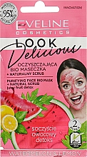 Düfte, Parfümerie und Kosmetik Bio-Maske für das Gesicht Wassermelone & Zitrone - Eveline Cosmetics Look Delicious