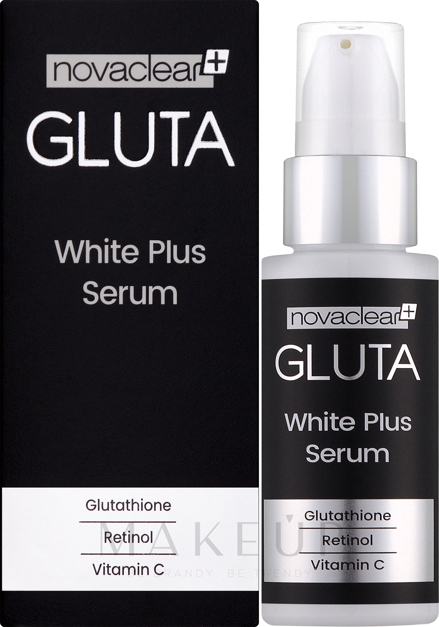Gesichtsserum - Novaclear Gluta White Plus Serum — Bild 30 ml