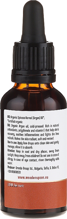 100% Naturreines Arganöl - Wooden Spoon 100% Pure Argan Oil — Bild N2