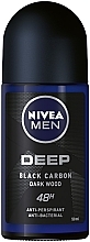 NIVEA MEN Deep Care - Gesichtspflegeset (Deo Roll-on 50ml + Creme 75ml + Duschgel 250ml + After Shave Lotion 100ml) — Bild N4