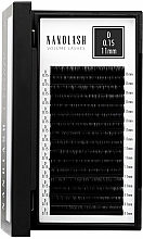Falsche Wimpern D 0.15 (11 mm) - Nanolash Volume Lashes — Bild N2