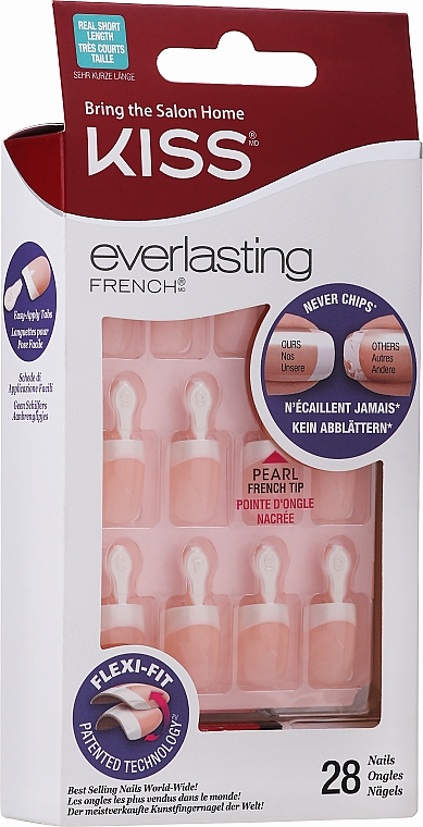 Nageltips French Wrap - Kiss Everlasting French Nail Kit — Bild N1