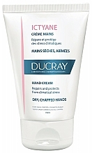 Regenerierende schützende und feuchtigkeitsspendende Handcreme für trockene und rissige Haut - Ducray Ictyane Hand Cream — Bild N1
