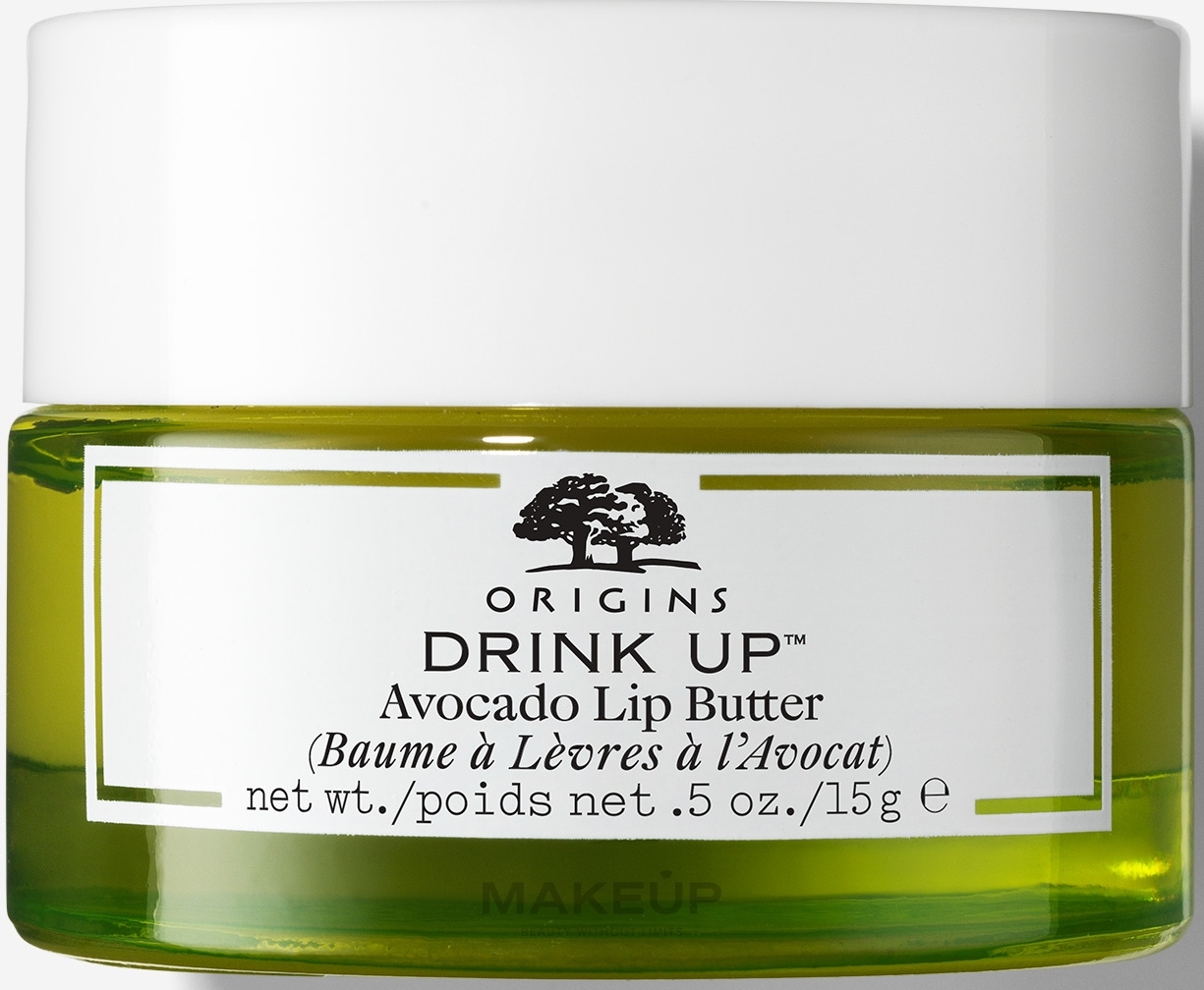 Feuchtigkeitsspendender Avocado-Lippenbalsam - Origins Drink Up Avocado Lip Butter — Bild 15 ml