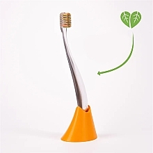 Zahnbürstenhalter aus Biokunststoff orange - Promis Holder Toothbrush Stand Orange — Bild N2