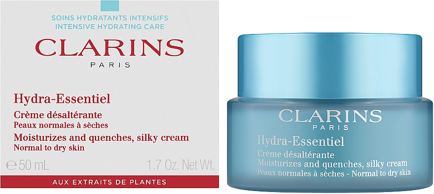 Intensiv feuchtigkeitsspendende Gesichtscreme - Clarins Hydra-Essentiel Normal to Dry Skin Cream — Bild N4