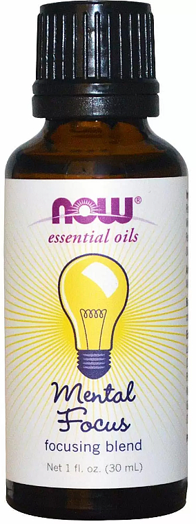 Ätherische Ölmischung für bessere Konzentratrion - Now Foods Essential Oils Mental Focus — Bild N1