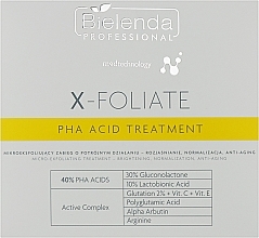 Düfte, Parfümerie und Kosmetik Set - Bielenda Professional X-Foliate PHA Acid Treatment (f/peeling/5*1.5g + f/mask/5*15g + f/ser/5*2ml)