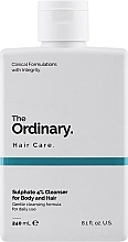 Düfte, Parfümerie und Kosmetik Reinigungsmittel für Körper und Haar - The Ordinary Sulphate 4% Cleanser For Body And Hair