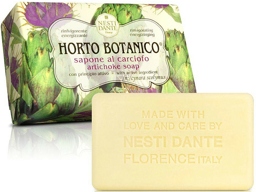 Naturseife Artichoke - Nesti Dante Revitalizing & Energizing Soap Horto Botanico Collection — Bild N1