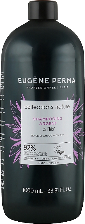 Silbershampoo für gebleichtes, graues und ergrautes Haar - Eugene Perma Collections Nature Shampooing Argent — Bild N1