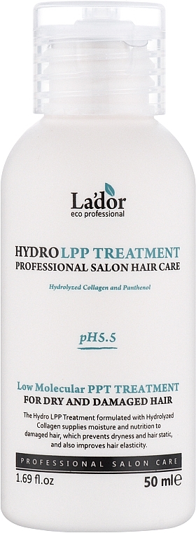 Revitalisierende Haarmaske - La'dor Eco Hydro Lpp Treatment (mini)	 — Bild N1