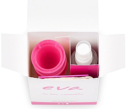 Intimpflegeset für Damen - Dulac Eva (Reinigungsspray für Menstruationstassen 30ml + Menstruationstasse 2 St.) — Bild N2