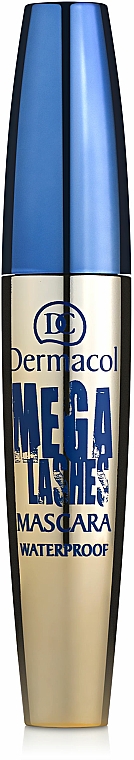 Wasserfeste Wimperntusche für mehr Volumen - Dermacol Mega Lashes Waterproof Mascara — Bild N1