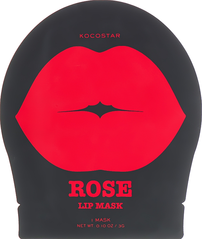 Hydrogel Lippenpatches mit Rosenwasser - Kocostar Rose Lip Mask Jar — Bild N1