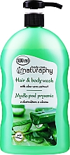 2in1 Shampoo und Duschgel mit Aloe Vera-Extrakt - Naturaphy Aloe Vera Hair & Body Wash — Bild N5