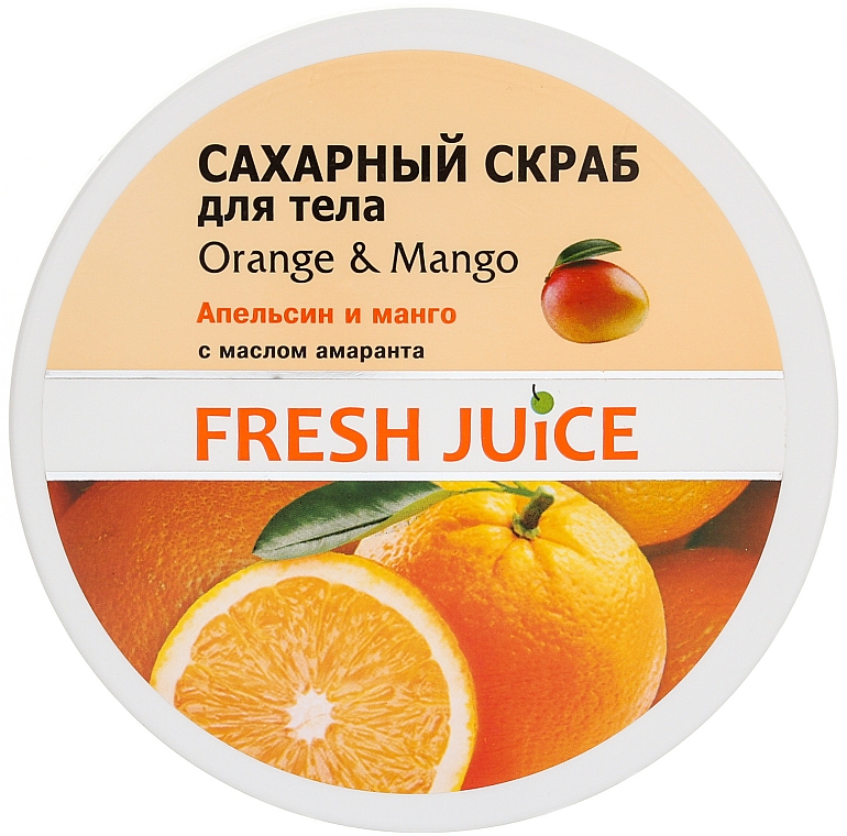 Körperpeeling mit Kristallzucker - Fresh Juice Orange and Mango — Bild N4