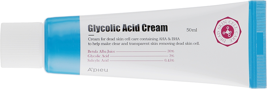 Erneuernde Peelingcreme für das Gesicht mit AHA- und BHA-Säuren - A'pieu Glycolic Acid Cream — Bild N2