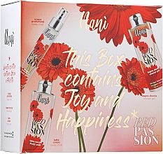 Düfte, Parfümerie und Kosmetik Körperpflegeset - Nani Red Passion Gift Set (Körpernebel 75ml + Körpermilch 250ml + Duschgel 250ml)