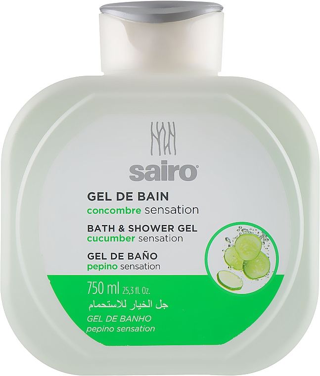 Dusch- und Badegel Gurke - Sairo Bath And Shower Gel Cucumber Sensation — Bild N1