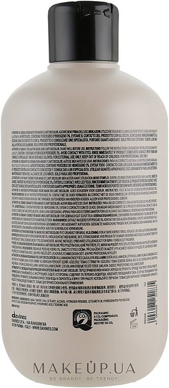 Aktivator 10 Vol - Davines Mask With Vibrachrom Activator — Bild N2