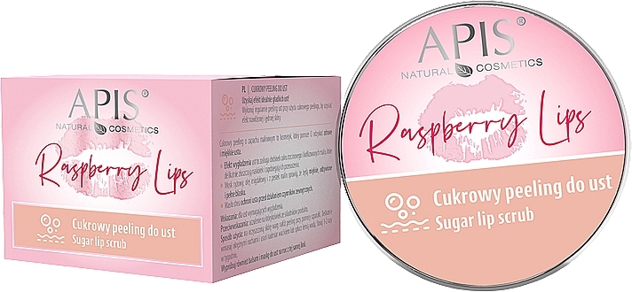 Lippenpeeling mit Zucker - APIS Professional Raspberry Lips Sugar Lip Scrub — Bild N2