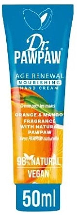 Handcreme Orange und Mango - Dr. PawPaw Age Renewal Nourishing Orange & Mango Hand Cream — Bild N1