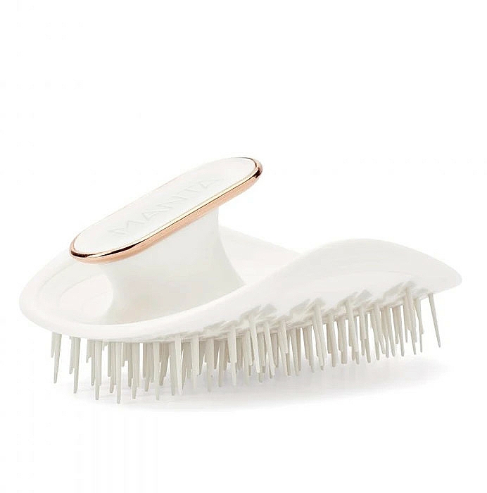 Haarbürste weiß - Manta Healthy Hair Brush White — Bild N2