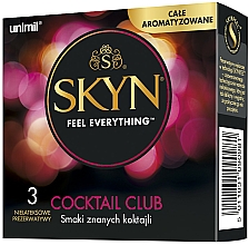 Düfte, Parfümerie und Kosmetik Kondome Skyn Feel Everything Cocktail Club 3 St. - Unimil Skyn Cocktail Club