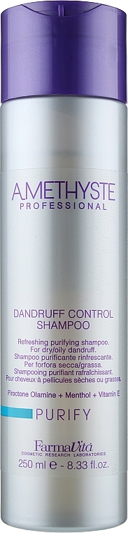 Anti-Schuppen Shampoo "Repair & Care" - Farmavita Amethyste Purify Dandruff Control Shampoo — Bild N1
