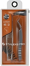 Professionelle Wimpernpinzette TE-45/2  - Staleks Pro Expert 45 Type 2  — Bild N1