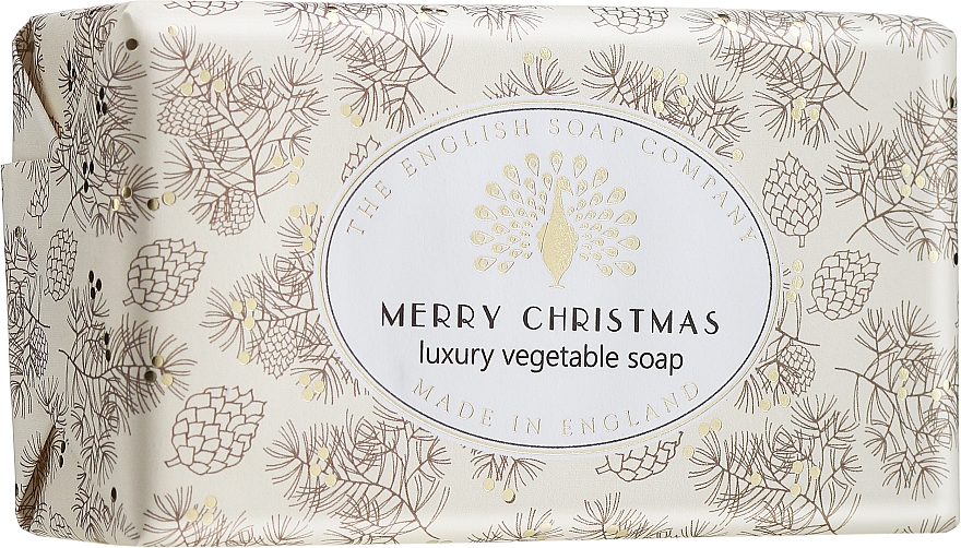 Natürliche parfümierte Seife mit Sheabutter - The English Soap Company Merry Christmas Luxury Vegetable Soap — Bild N1