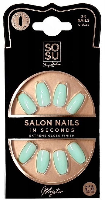 Falsche Nägel - Sosu by SJ Salon Nails In Seconds Mojito — Bild N1